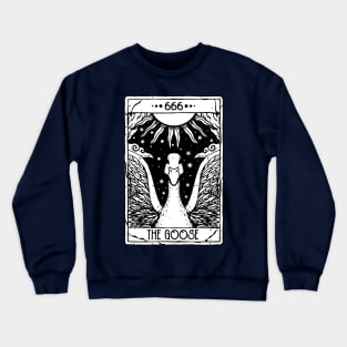 Funny The Goose Tarot Card Crewneck Sweatshirt